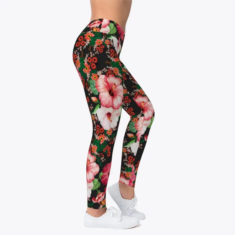 Floral Pattern Printed Legging for Women