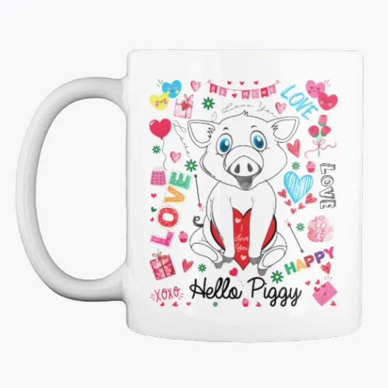 Hello Piggy Love Notes Valentine Gift