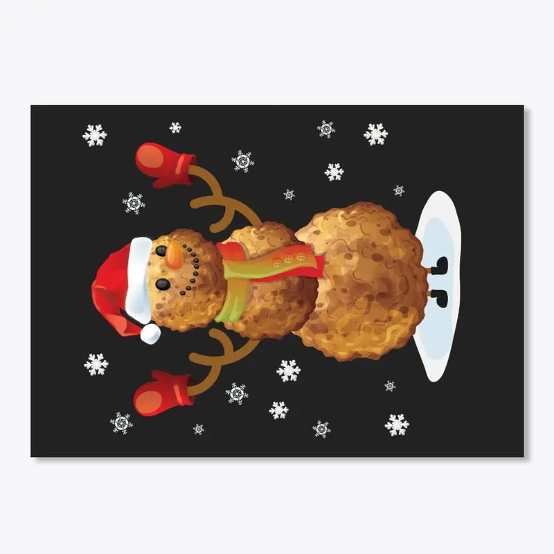 Best Meatball Snowman Christmas Day Gift