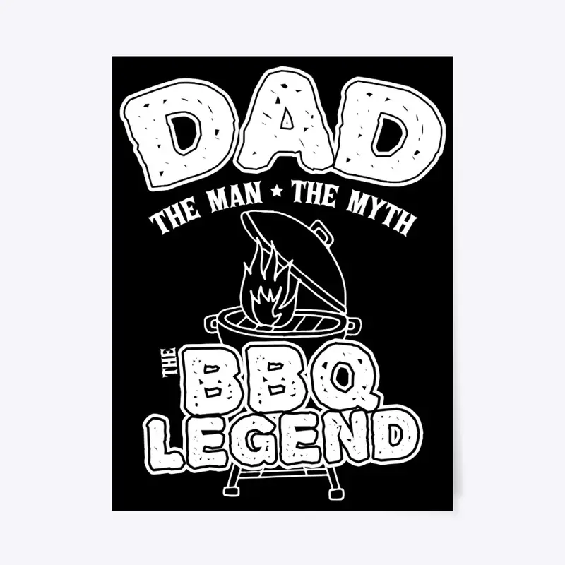 Dad Man Myth BBQ Legend Gifts