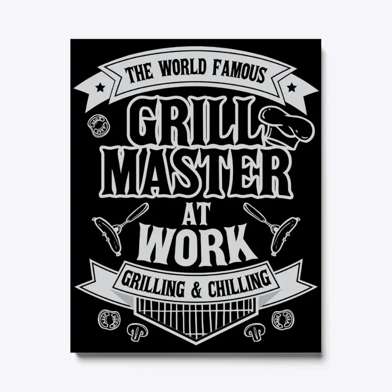 Grill Master Barbecue BBQ Grilling Dad